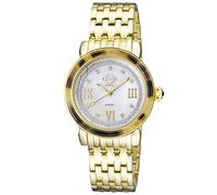 Marsala Tortoise, Swiss Quartz Watch, MOP White Dial, 316L Stainless Steel, and Sapphire Crystal GV2 Gold One Size