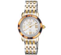 Gv2 Marsala Tortoise, Swiss Quartz Watch, Mop White Dial, 316L Stainless Steel, And Sapphire Crystal In Gold Gold One Size