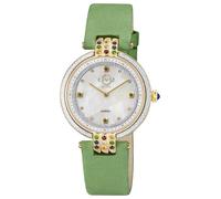 Gv2 Matera 12803 Diamond Swiss Quartz Watch In Green Green