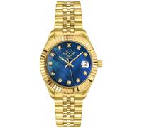GV2 Naples Women's Blue Dial Yellow Gold Watch GV2 Gold One Size