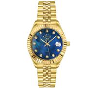 GV2 Naples Women's Blue Dial Yellow Gold Watch GV2 Gold One Size