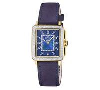 GV2 Women's Padova Gemstone, Swiss Quartz Watch, Blue MOP Dial, Hand made Italian leather, & Sapphire Crystal GV2 Blue One Size