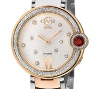 GV2 Women's Perugia Diamond Watch, IPRG Case Two-toned SS/IPRG Bracelet Watch GV2 Multicolor One Size
