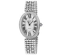 Gv2 Piazza Navona, Swiss Quartz Watch, White Dial, 316L Stainless Steel, And Sapphire Crystal In Silver Silver One Size