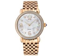 Gv2 Ravenna, Swiss Quartz Watch, Mop White Mosaic Dial Dial, 316L Stainless Steel, And Sapphire Crystal In Gold Gold One Size
