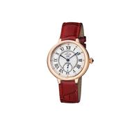 GV2 Women's Rome Silver Dial RG 12201 Swiss Quartz Watch in Red GV2 Red One Size