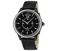 Siena, Swiss Quartz Watch, Black Dial, Hand made Italian leather, and Sapphire Crystal GV2 Black One Size