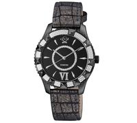 Venice, Swiss Quartz Watch, Black Dial, Hand made Italian leather, and Sapphire Crystal GV2 Black One Size