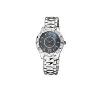 Gv2 Venice, Swiss Quartz Watch, Black Mop Dial, 316L Stainless Steel, And Sapphire Crystal In Silver Silver One Size