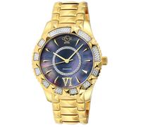 Gv2 Venice, Swiss Quartz Watch, Blue Mop Dial, 316L Stainless Steel, And Sapphire Crystal In Gold Gold One Size