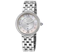 Gv2 Verona, Swiss Quartz Watch, White Mop Dial, 316L Stainless Steel, And Sapphire Crystal In Silver Silver One Size
