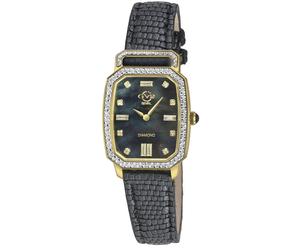 GV2 Women's 13401 Pavia Swiss Diamond Watch in Black