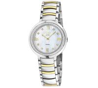 GV2 Women's Amalfi, Swiss Quartz Watch, White MOP Dial, 316L Stainless Steel, & Sapphire Crystal in Silver