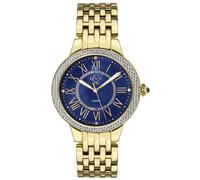 Astor II Blue MOP Dial Swiss Quartz Watch GV2 Gold One Size