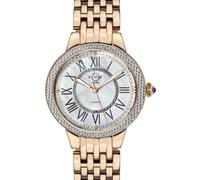 GV2 Women's Astor II MOP Dial IP Rose Gold Diamond Swiss Quartz Watch