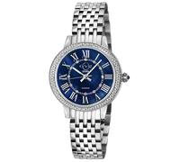 GV2 Women's Astor III, Swiss Quartz Watch, White MOP Dial, 316L Stainless Steel, & Sapphire Crystal in Blue