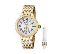 Astor Silver Dial Stainless Steel Swiss Quartz Watch GV2 Gold One Size