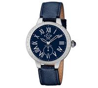 GV2 Women's Astor Swiss Quartz Diamonds Blue Dial Stainless Steel Watch GV2 Blue One Size