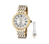 Astor White Dial Stainless Steel Swiss Quartz Watch GV2 Multi One Size
