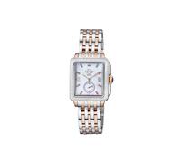 GV2 Women's Bari Diamond-Set Luxury Watch with Swiss Quartz Movement, Two-Tone IP Rose Gold & Stainless Steel Bracelet, 34 MM, Sapphire Crystal GV2 Multicolor One Size
