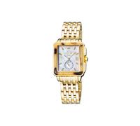 Bari Tortoise, Swiss Quartz Watch, Black MOP Dial, 316L Stainless Steel, and Sapphire Crystal GV2 Gold One Size