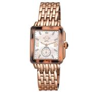 Bari Tortoise, Swiss Quartz Watch, Black MOP Dial, 316L Stainless Steel, and Sapphire Crystal GV2 Rose Gold One Size