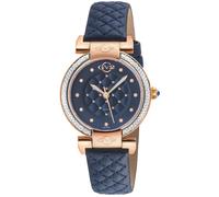 GV2 Women's Berletta Swiss Quartz Blue Dial, Blue Handmade Quilted Leather Watch GV2 Blue One Size