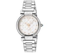 GV2 Women's Berletta, Swiss Quartz Watch, White Dial, 316L Stainless Steel, & Sapphire Crystal in Silver