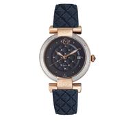 GV2 Women's Berletta Vegan, Swiss Quartz Watch, Black Dial, Italian Vegan leather, & Sapphire Crystal in Blue