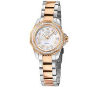 GV2 Women's Cortina, Swiss Quartz Watch, White MOP Dial, 316L Stainless Steel, & Sapphire Crystal