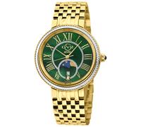 GV2 Women's Genoa, Swiss Quartz Watch, Green MOP Dial, 316L Stainless Steel, & Sapphire Crystal in Gold GV2 Gold One Size