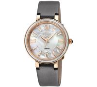 GV2 Women's Genoa, Swiss Quartz Watch, MOP White Dial, Genuine Hand Made Italian Leather, & Sapphire Crystal in Grey GV2 Grey One Size