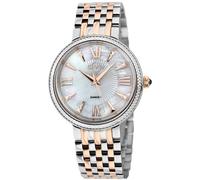 GV2 Women's Genoa White MOP Dial, Stainless Steel Diamond Swiss Quartz Watch GV2 Multicolor One Size