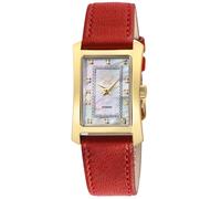 Luino Diamond 14602 Leather Swiss Quartz Watch GV2 Red One Size