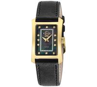 Luino Diamond 14603 Italian Leather Swiss Quartz Watch GV2 Black One Size