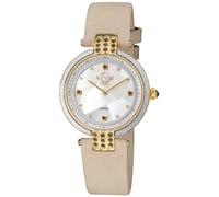 GV2 Women's Matera Swiss Quartz 12808 Diamond Swiss Quartz Watch in Tan