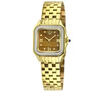 Milan, Swiss Quartz Watch, Tiger eye Dial, 316L Stainless Steel, and Sapphire Crystal GV2 Gold One Size