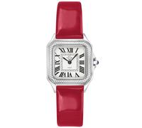 GV2 Women's Milan, Swiss Quartz Watch, White Dial, Leather, & Sapphire Crystal in Red GV2 Red One Size