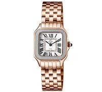 Milan, Swiss Quartz Watch, White Dial, 316L Stainless Steel, and Sapphire Crystal GV2 Rose One Size