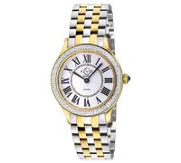 GV2 Women's Milan Swiss Quartz White Dial 316L Stainless Steel Sapphire Crystal 32 MM Watch