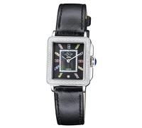 GV2 Women's Padova Gemstone 12330 Swiss Quartz Watch in Black GV2 Black One Size