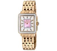 GV2 Women's Padova Gemstone, Swiss Quartz Watch, Pink MOP Dial, 316L Stainless Steel, & Sapphire Crystal in Gold GV2 Gold One Size