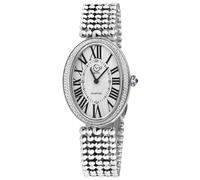 GV2 Women's Piazza Navona, Swiss Quartz Watch, White Dial, 316L Stainless Steel, & Sapphire Crystal in Silver GV2 Silver One Size