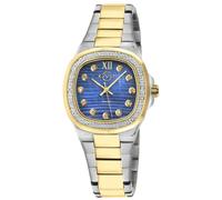 GV2 Women's Potente, Swiss Quartz Watch, Blue MOP Dial, 316L Stainless Steel, & Sapphire Crystal in Royal