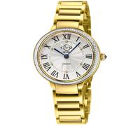 GV2 Women's Rome Brillante Diamond 316L SS Case, 316L SS IPYG Watch in Gold