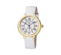 GV2 Women's Rome Silver Dial YG 12202 Swiss Quartz Watch in White GV2 White One Size