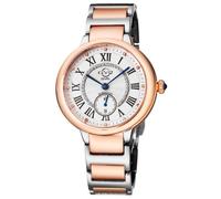 GV2 Women's Rome, Swiss Quartz Watch, White Dial, 316L Stainless Steel