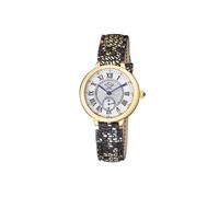 GV2 Women's Rome, Swiss Quartz Watch, White Dial, leather, & Sapphire Crystal