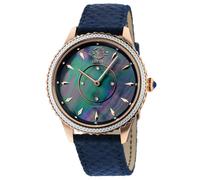 Siena, Swiss Quartz Watch, MOP Dial, Hand made Italian leather, and Sapphire Crystal GV2 Blue One Size