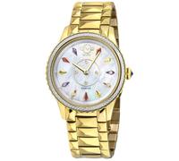 GV2 Women's Siena, Swiss Quartz Watch, White MOP Dial, 316L Stainless Steel, & Sapphire Crystal in Gold